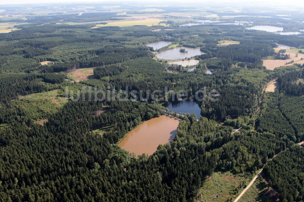 Luftbild Dreba - Dreba–Plothener–Teichgebiet bei Dreba im Bundesland Thüringen