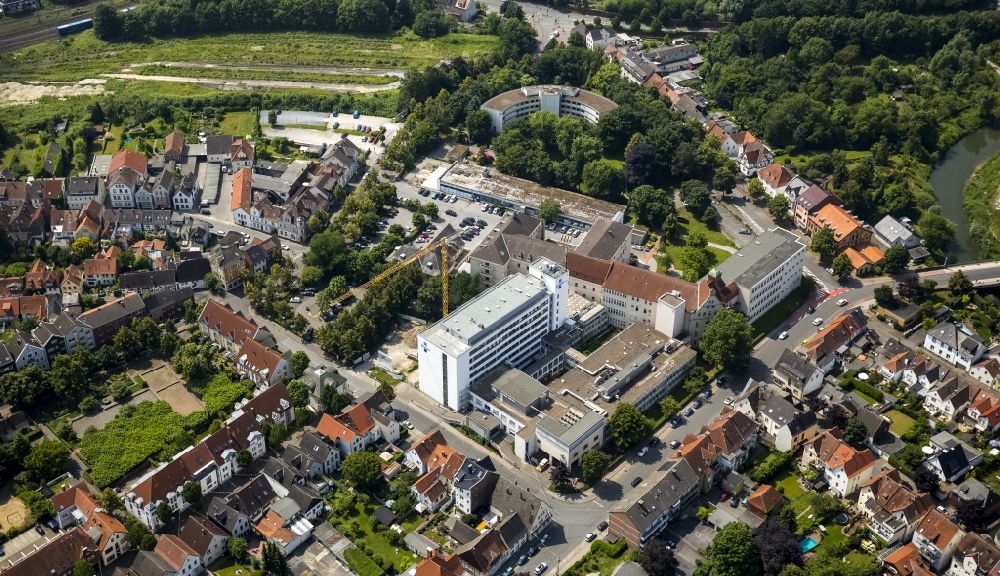 Luftaufnahme Lippstadt - Dreifaltigkeits - Hospital Lippstadt in Lippstadt im Bundesland Nordrhein-Westfalen