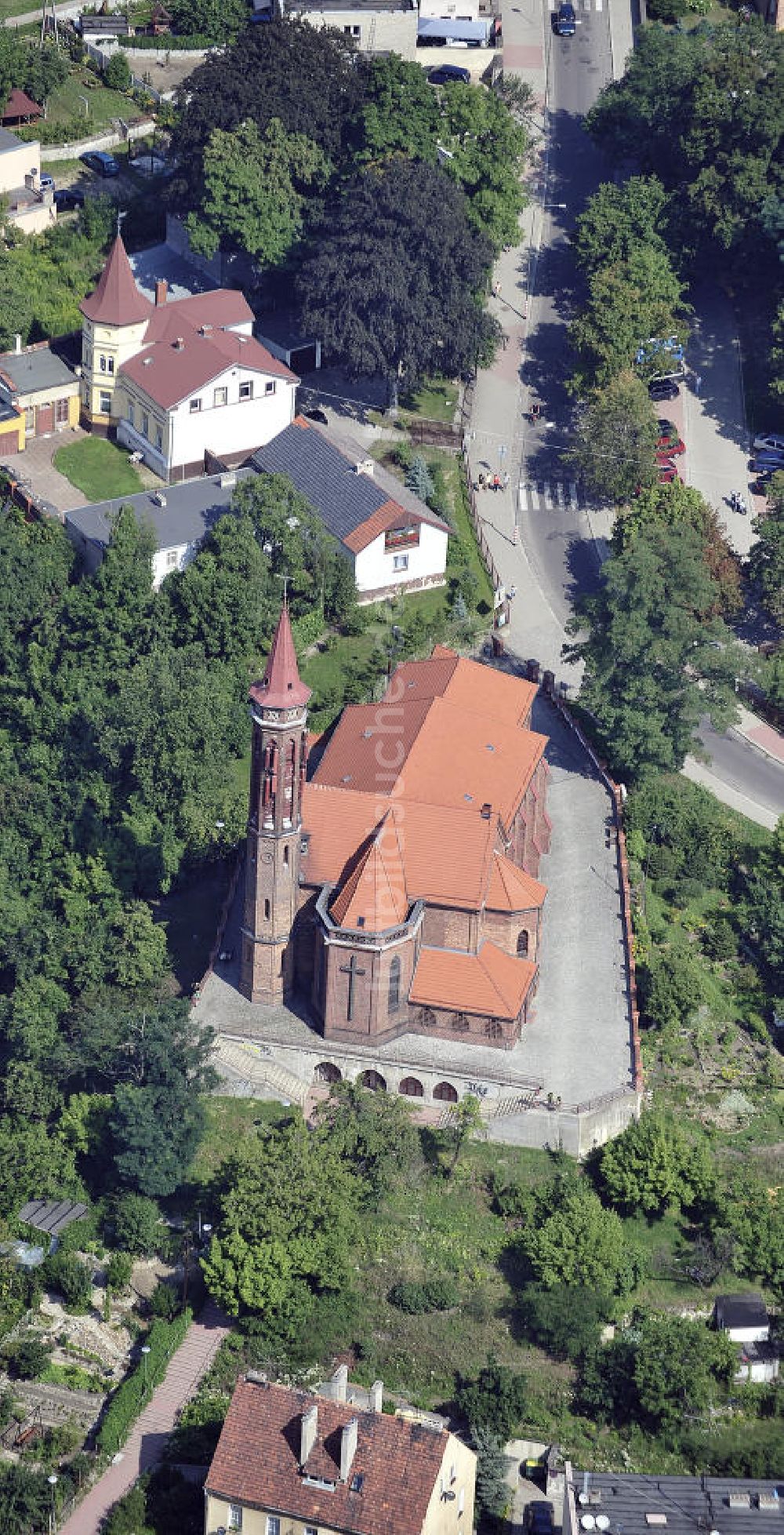 Luftaufnahme Gubin - Dreifaltigkeitskirche Gubin