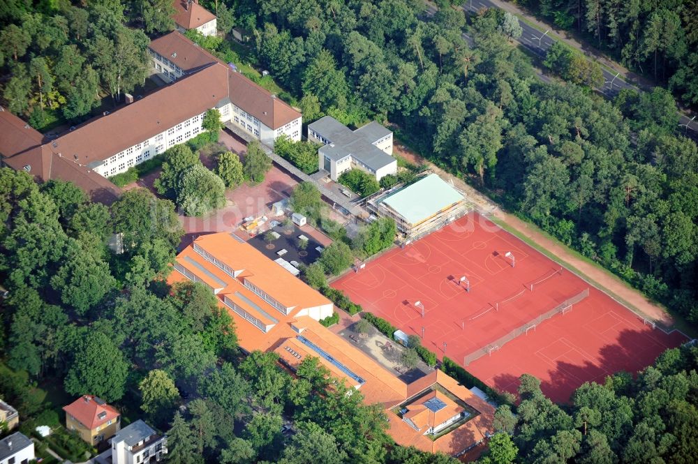 Luftaufnahme Berlin - Dreilinden Schulen in Berlin-Zehlendorf