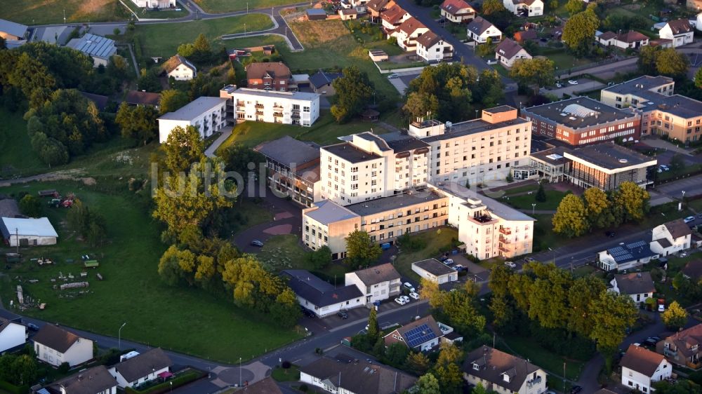 Luftbild Asbach - DRK Kamillus Klinik in Asbach im Bundesland Rheinland-Pfalz, Deutschland