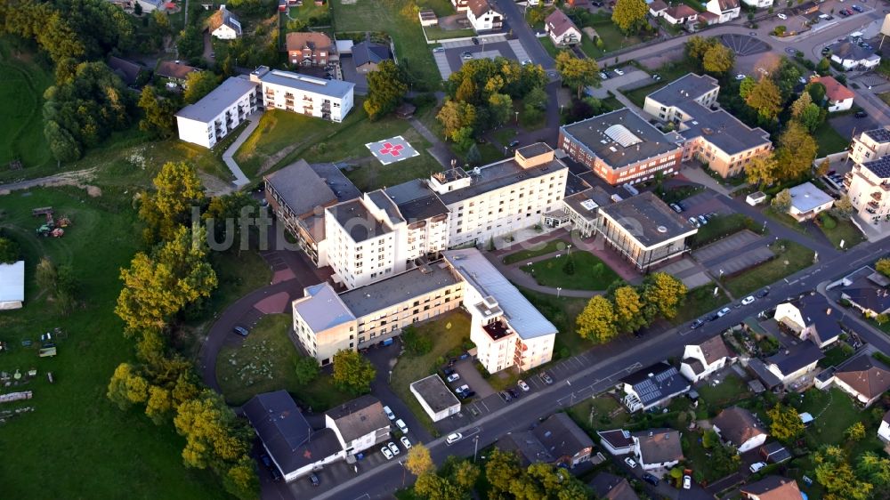 Luftbild Asbach - DRK Kamillus Klinik in Asbach im Bundesland Rheinland-Pfalz, Deutschland