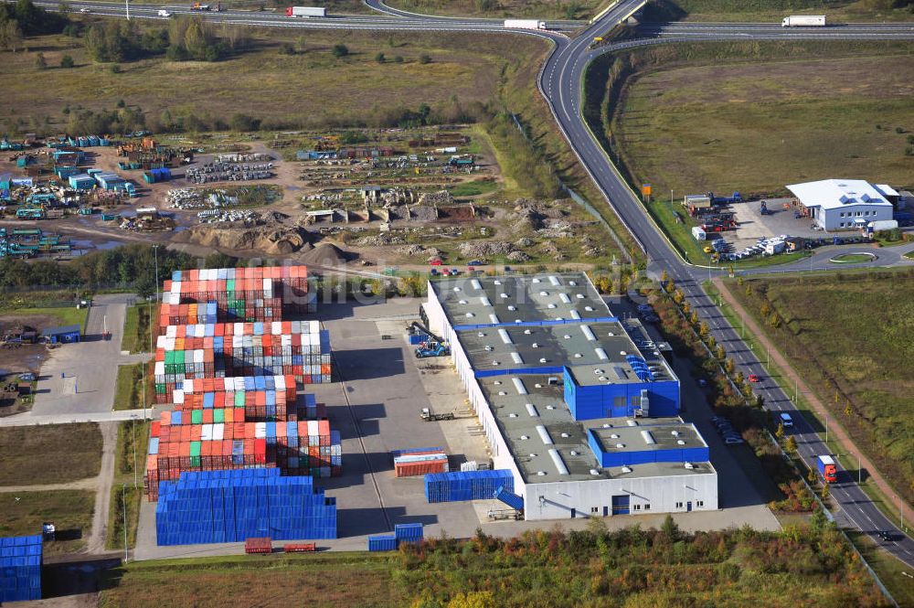 Luftbild Oranienburg - Dss Betriebsgelände der Genan GmbH in Oranienburg in Brandenburg
