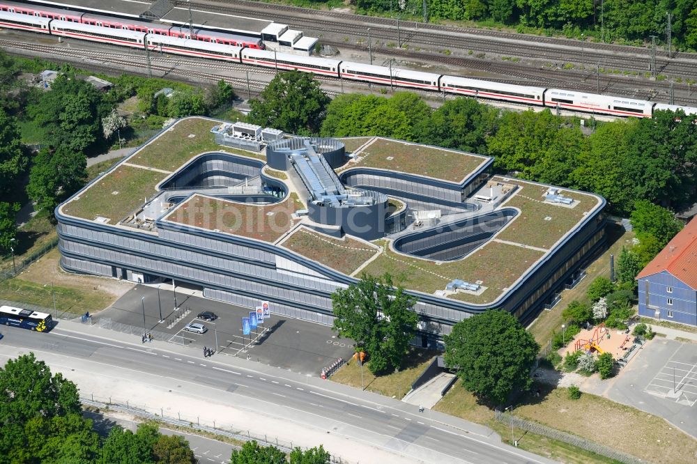 Luftbild Nürnberg - „easyCredit-Haus“ des Finanzdienstleistungs- Unternehmens TeamBank AG an der Beuthener Straße in Nürnberg im Bundesland Bayern, Deutschland