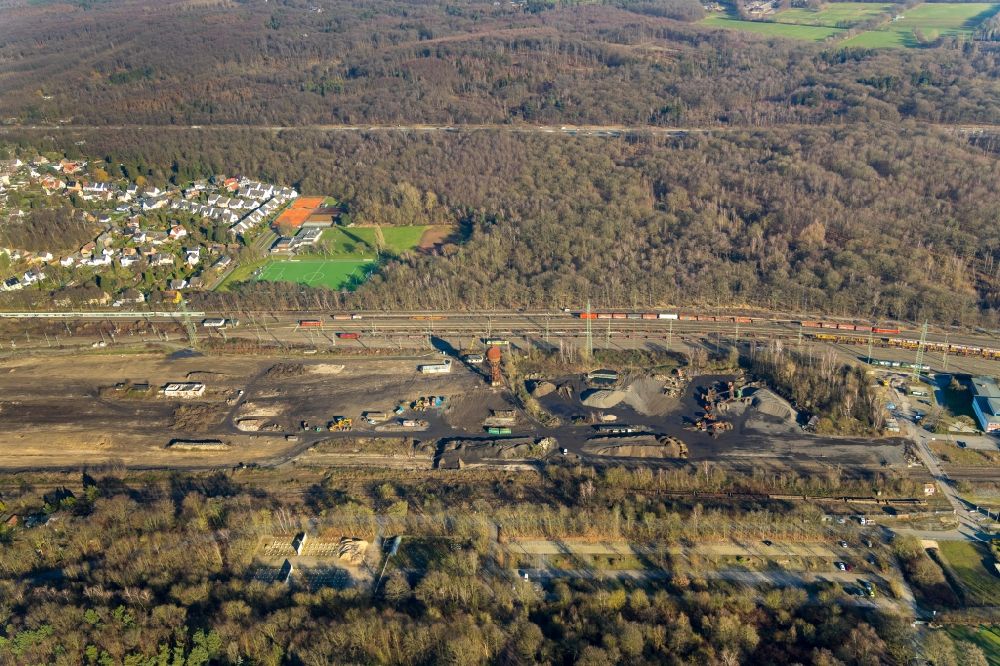 Luftaufnahme Duisburg - Ehemaligen Rangierbahnhof und Güterbahnhofsgelände in Duisburg im Bundesland Nordrhein-Westfalen, Deutschland