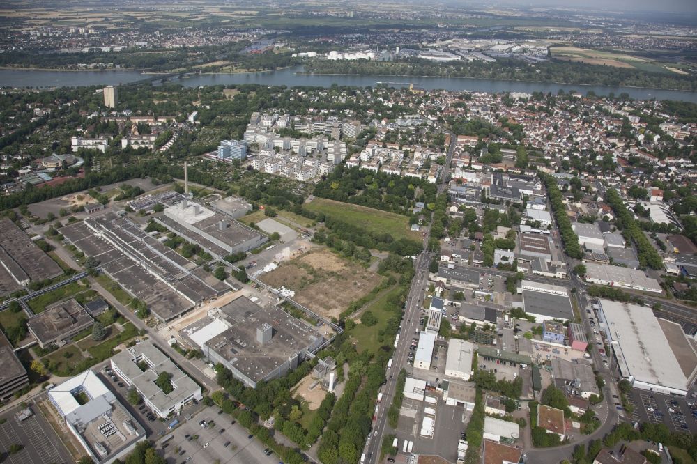 Luftaufnahme Mainz - Ehemaliges IBM-Gelände in Mainz im Bundesland Rheinland-Pfalz