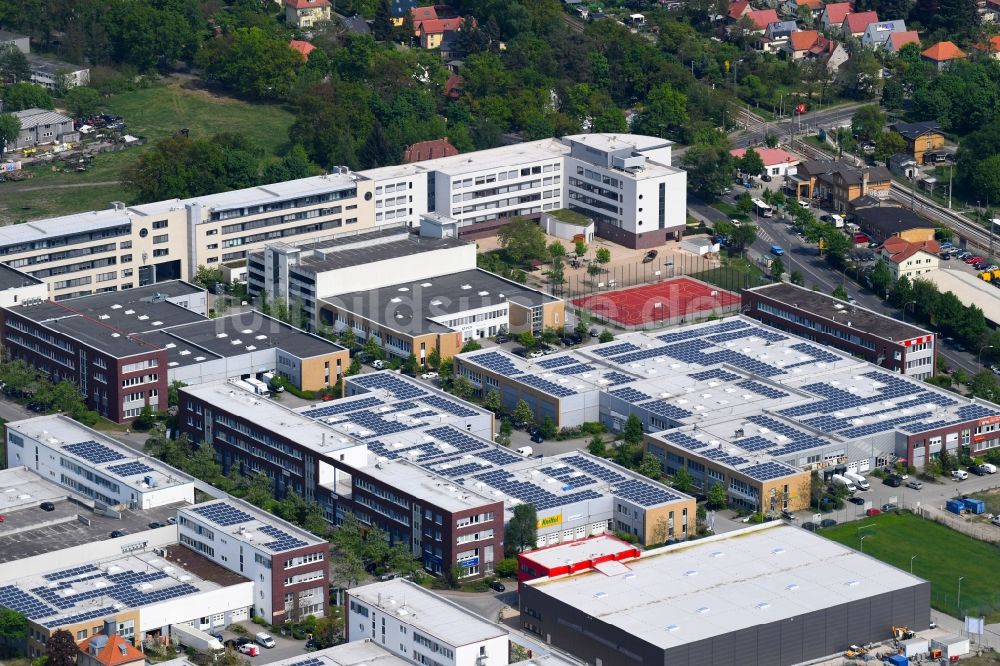Luftaufnahme Potsdam - Ehemaliges Karl-Marx-Werk Babelsberg in Potsdam im Bundesland Brandenburg