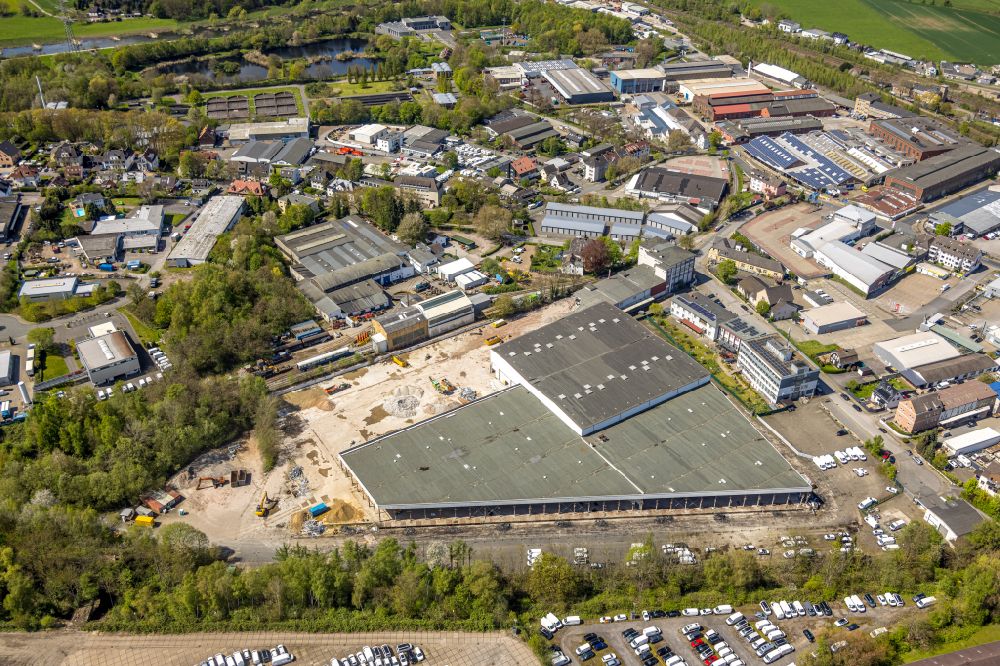 Luftbild Hattingen - Ehemaliges O&K und Kone- Firmengelände in Hattingen im Bundesland Nordrhein-Westfalen