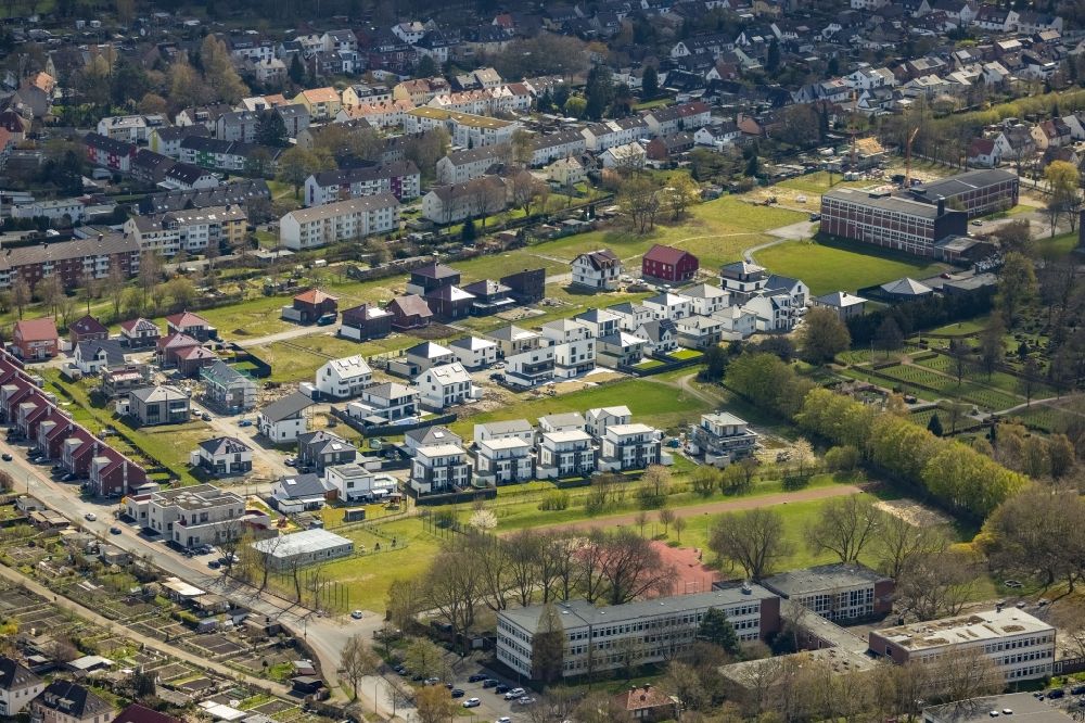 Luftaufnahme Hamm - Einfamilienhaus- Siedlung Auf dem Beisenkamp in Hamm im Bundesland Nordrhein-Westfalen, Deutschland