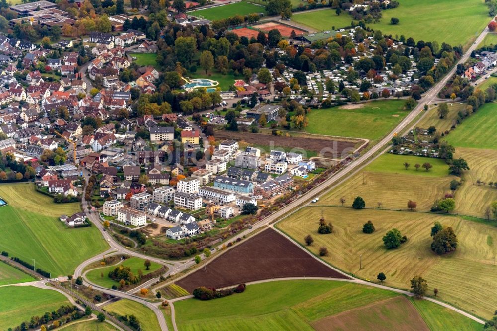 Luftaufnahme Kirchzarten - Einfamilienhaus Siedlung in Kirchzarten im Bundesland Baden-Württemberg, Deutschland