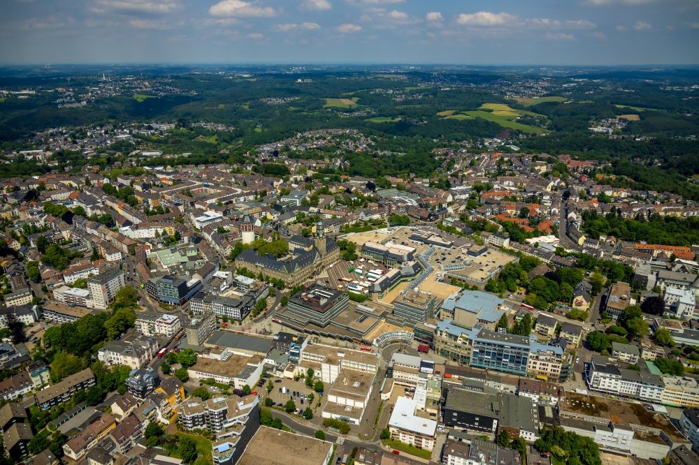 Luftaufnahme Remscheid - Einkaufs- Zentrum Allee-Center Remscheid in Remscheid im Bundesland Nordrhein-Westfalen, Deutschland
