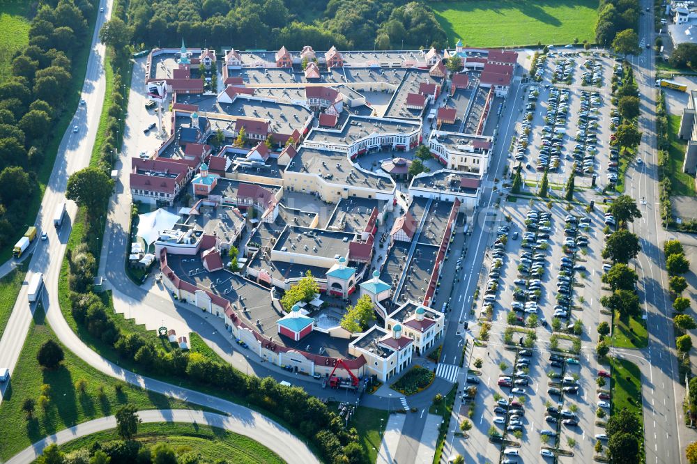 Luftaufnahme Neumünster - Einkaufs- Zentrum Designer Outlet Neumünster in Neumünster im Bundesland Schleswig-Holstein, Deutschland