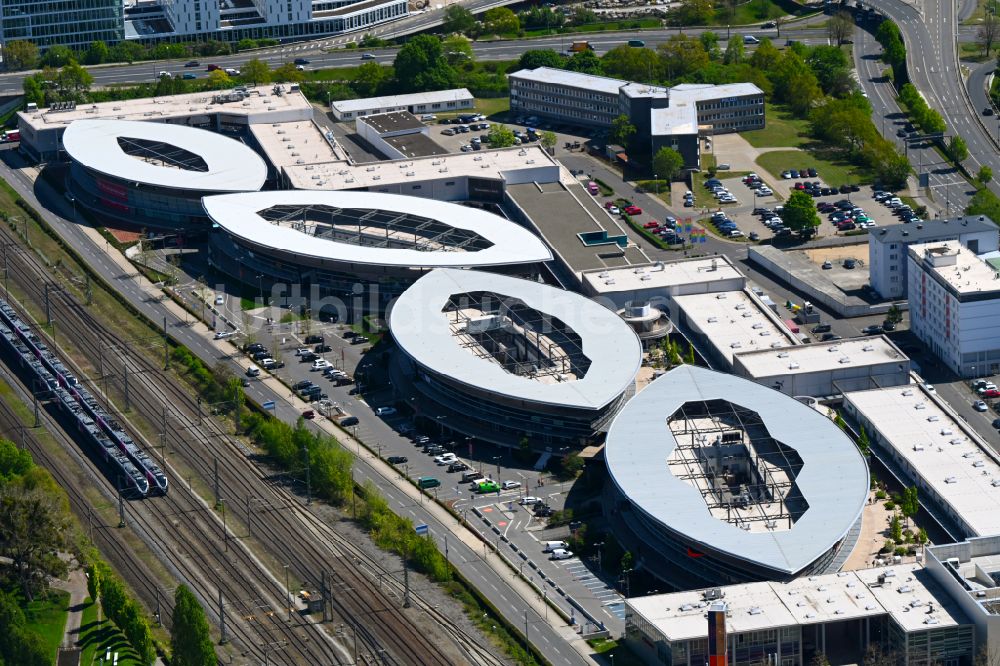 Luftaufnahme Wolfsburg - Einkaufs- Zentrum Designer Outlets in Wolfsburg im Bundesland Niedersachsen, Deutschland
