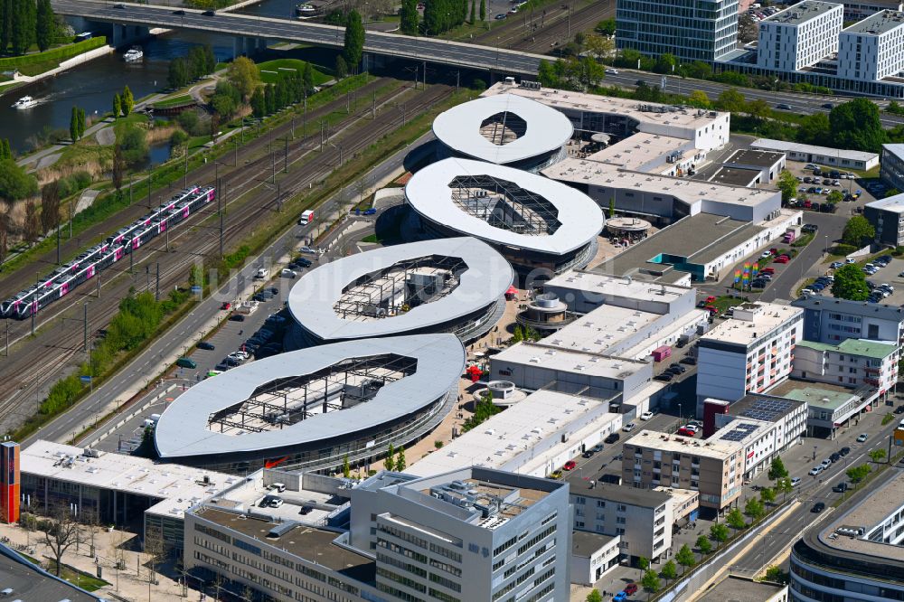 Luftbild Wolfsburg - Einkaufs- Zentrum Designer Outlets in Wolfsburg im Bundesland Niedersachsen, Deutschland