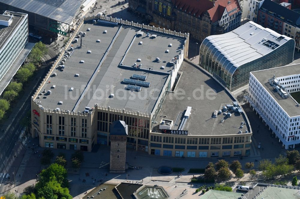 Luftbild Chemnitz - Einkaufs- Zentrum Galerie Roter Turm in Chemnitz im Bundesland Sachsen, Deutschland