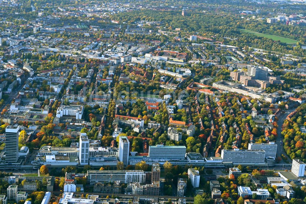 Hamburg von oben - Einkaufs- Zentrum Hamburger Meile in Hamburg, Deutschland