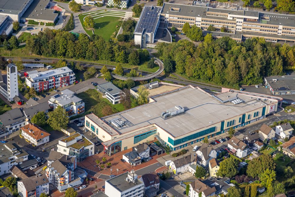 Luftbild Kreuztal - Einkaufs- Zentrum Kaufland Kreuztal in Kreuztal im Bundesland Nordrhein-Westfalen, Deutschland
