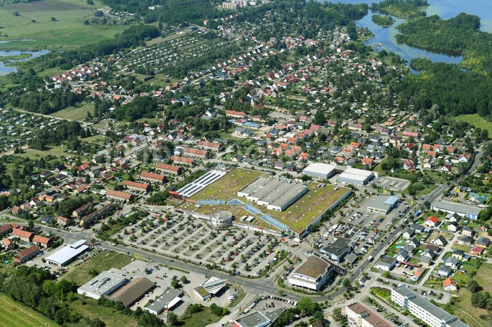 Luftbild Gosen-Neu Zittau - Einkaufs- Zentrum Müggelpark Gosen in Gosen-Neu Zittau im Bundesland Brandenburg, Deutschland