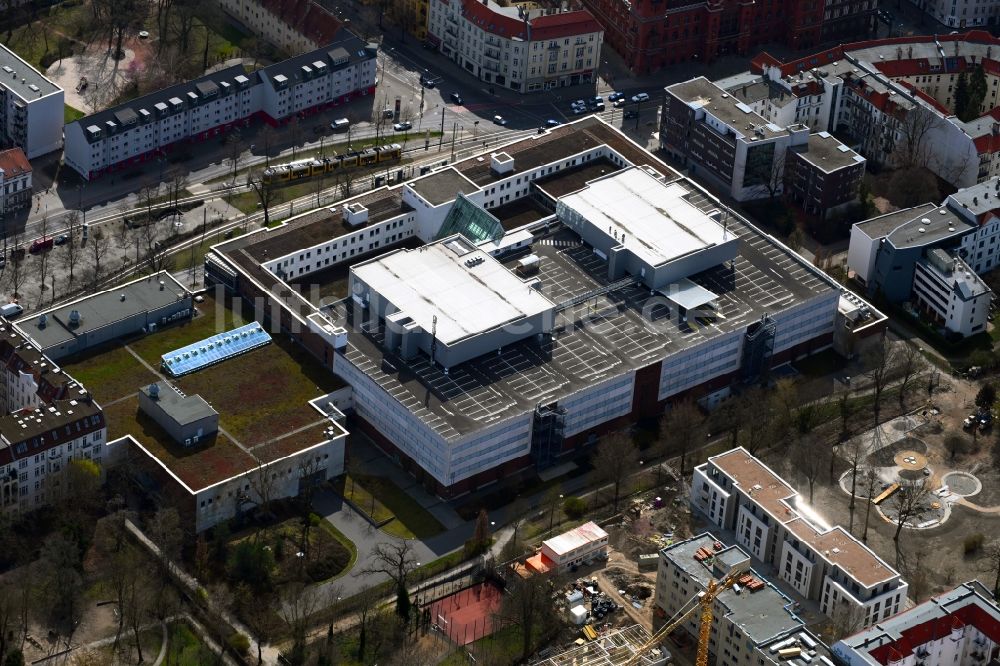 Luftaufnahme Berlin - Einkaufs- Zentrum Rathaus-Center im Ortsteil Pankow in Berlin, Deutschland
