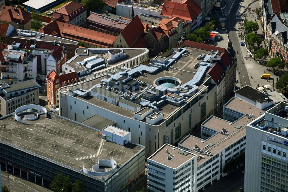 Luftbild Erfurt - Einkaufszentrum Anger 1 am Anger in Erfurt im Bundesland Thüringen