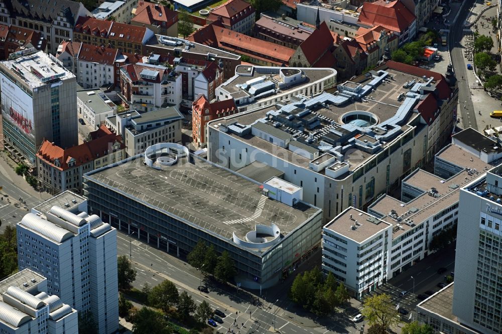 Luftaufnahme Erfurt - Einkaufszentrum Anger 1 am Anger in Erfurt im Bundesland Thüringen