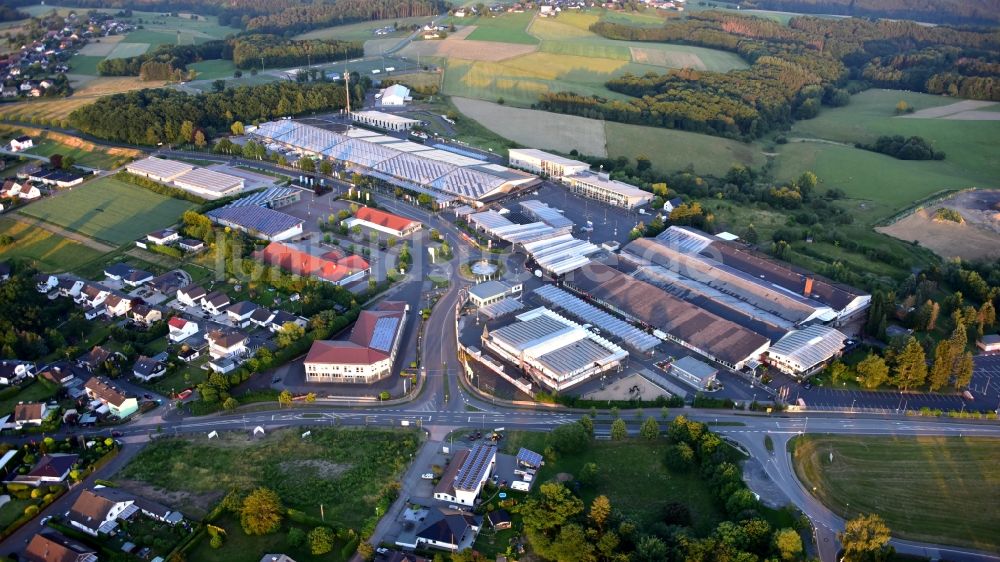 Luftbild Asbach - Einkaufszentrum in Asbach im Bundesland Rheinland-Pfalz, Deutschland