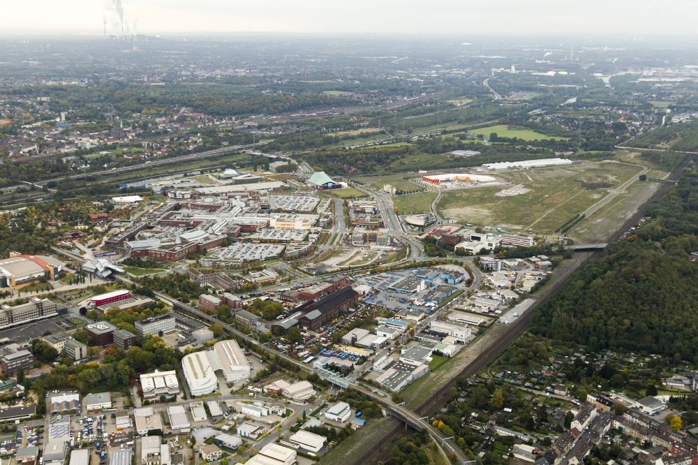 Luftbild Oberhausen - Einkaufszentrum CentrO mit dem fertigen Anbau Peek und Cloppenburg in Oberhausen im Ruhrgebiet im Bundesland Nordrhein-Westfalen