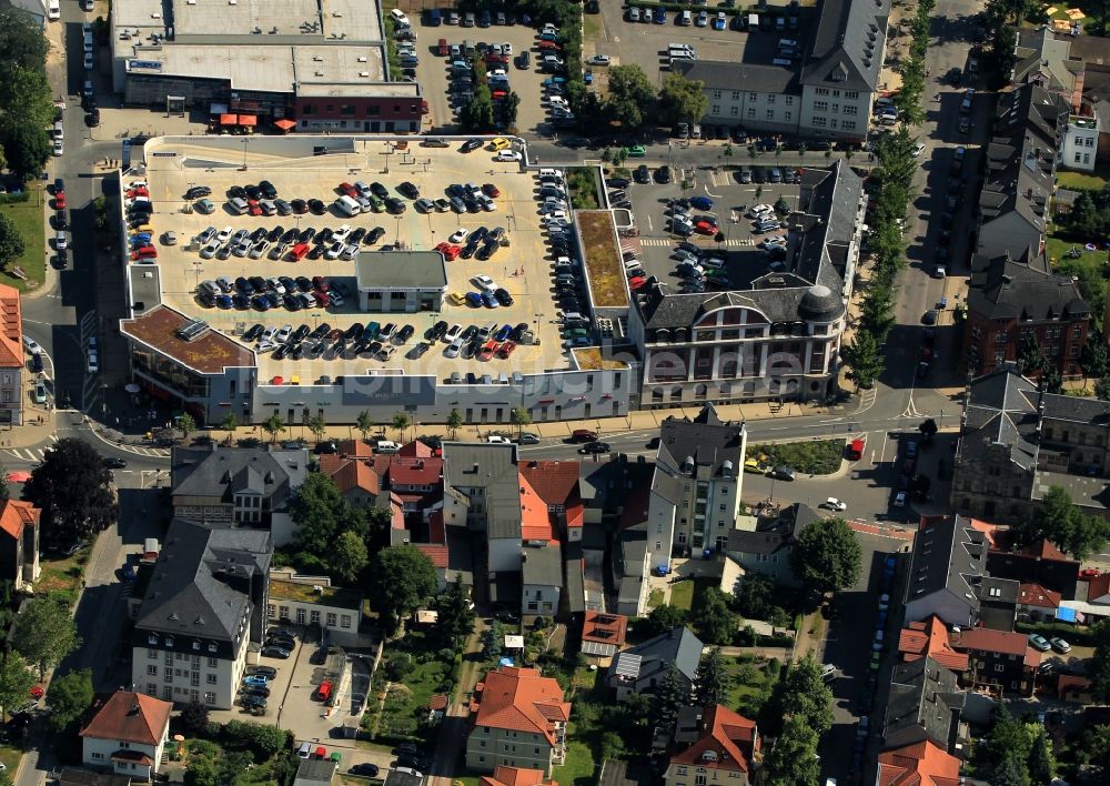 Luftaufnahme Rudolstadt - Einkaufszentrum Galeria Rudolstadt in Rudolstadt im Bundesland Thüringen
