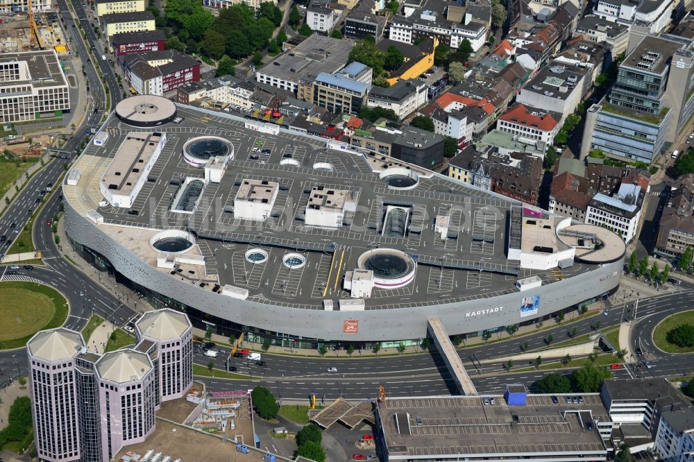 Essen von oben - Einkaufszentrum Limbecker Platz in Essen im Bundesland Nordrhein-Westfalen