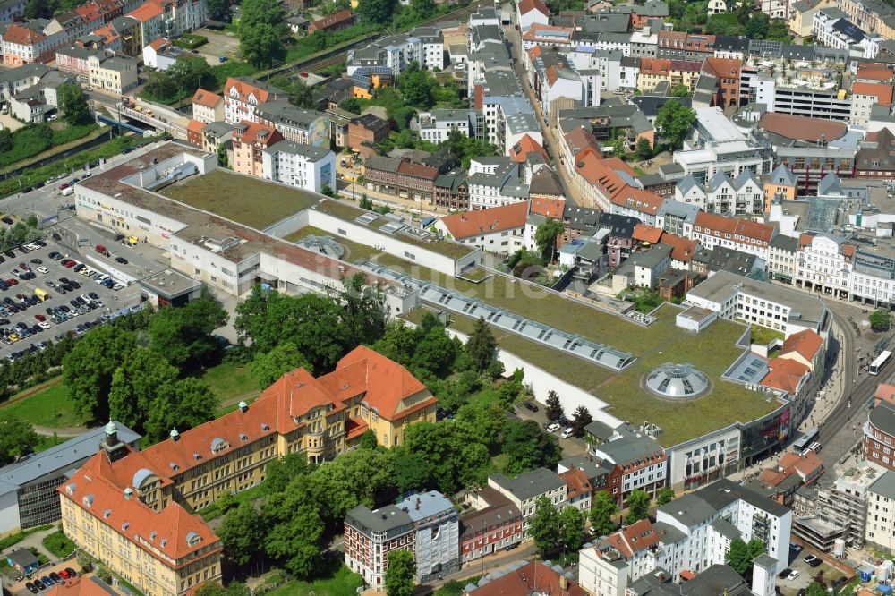 Luftaufnahme Schwerin - Einkaufszentrum Schlosspark-Center der ECE Gruppe in Schwerin in Mecklenburg-Vorpommern