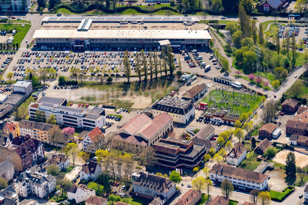 Luftbild Lahr/Schwarzwald - Einkaufzentrum Arena Einkaufspark Lahr in Lahr/Schwarzwald im Bundesland Baden-Württemberg, Deutschland