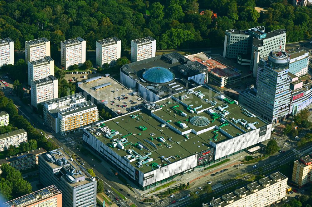 Luftaufnahme Szczecin - Stettin - Einkaufzentrum Galaxy Centrum in Szczecin - Stettin in Woiwodschaft Westpommern, Polen