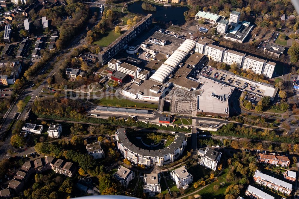Luftbild Marl - Einkaufzentrum Marler Stern in Marl im Bundesland Nordrhein-Westfalen, Deutschland