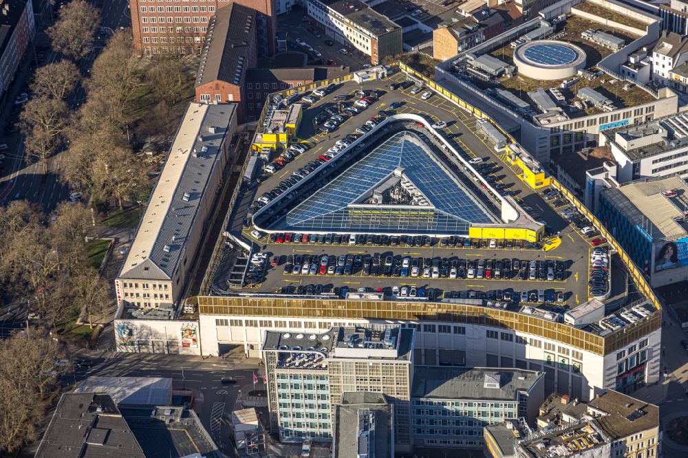 Luftaufnahme Dortmund - Einkaufzentrum Thier-Galerie im Ortsteil City-West in Dortmund im Bundesland Nordrhein-Westfalen, Deutschland