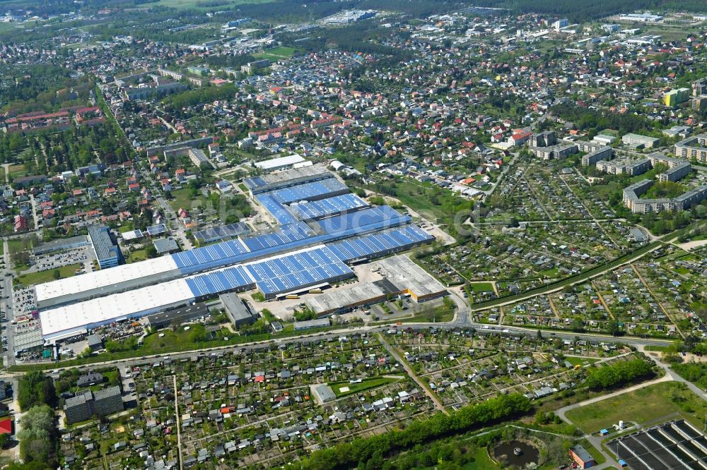 Luftbild Cottbus - Einkaufzentrum TKC Einkaufszentrum in Cottbus im Bundesland Brandenburg, Deutschland