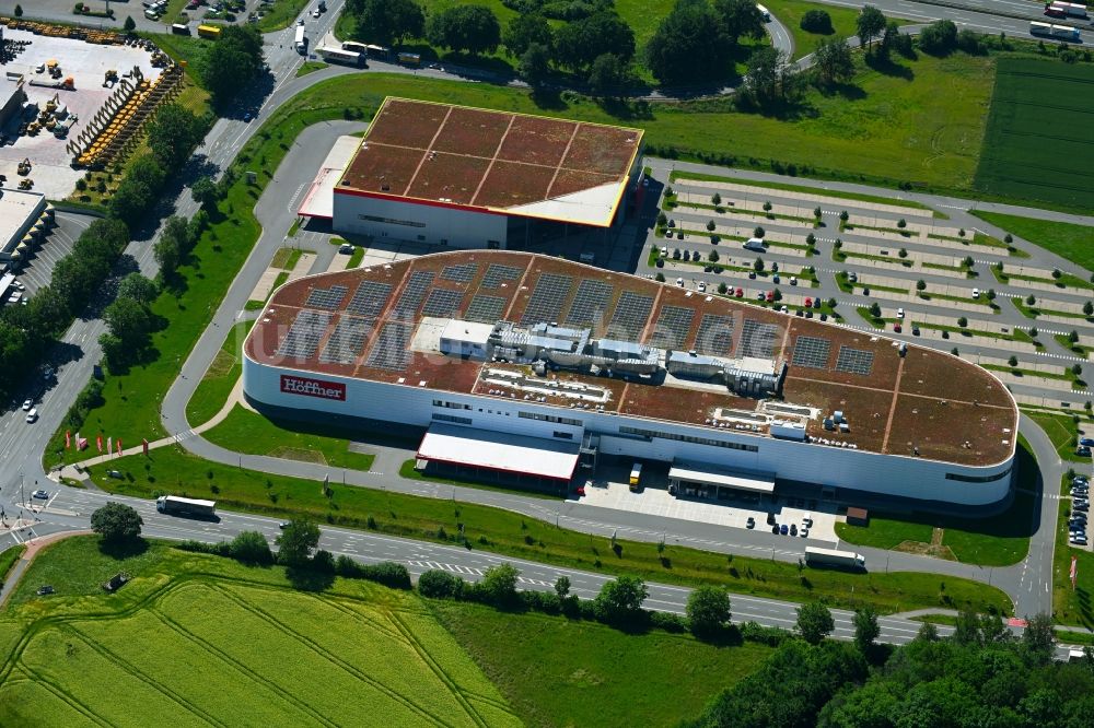 Luftaufnahme Hamm - Einrichtungshaus Höffner in Hamm im Bundesland Nordrhein-Westfalen, Deutschland