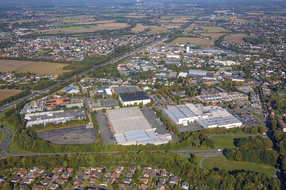 Luftaufnahme Unna - Einrichtungshaus Zurbrüggen in Unna im Bundesland Nordrhein-Westfalen, Deutschland