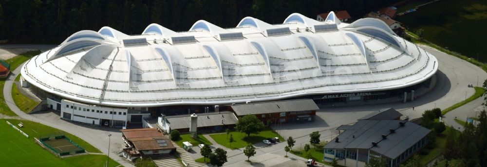 Luftbild Inzell - Eishalle Max Aicher Arena in Inzell im Bundesland Bayern, Deutschland