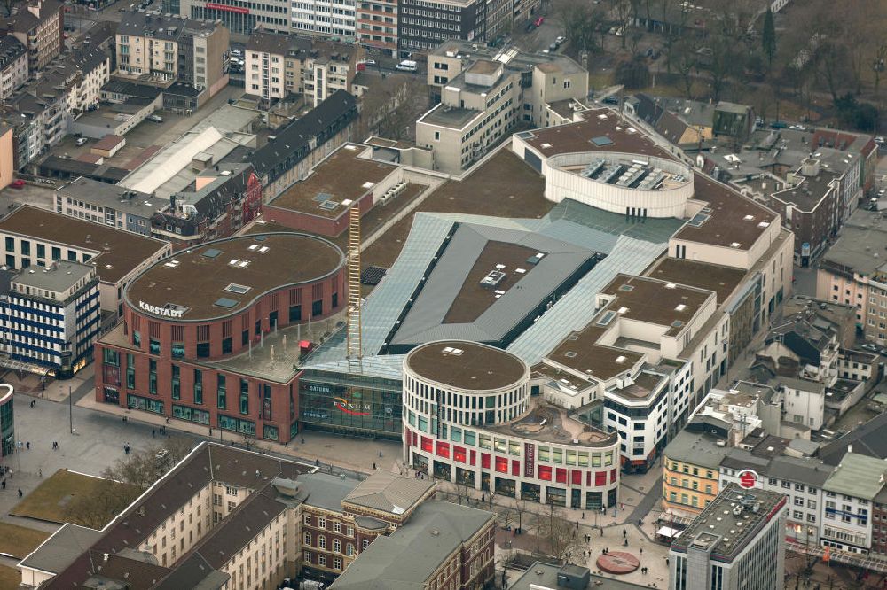 Luftaufnahme Duisburg - EKZ Einkaufszentrum Forum Duisburg