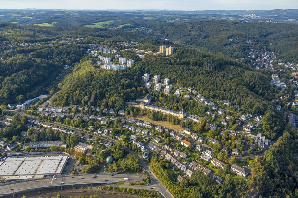 Luftbild Siegen - Emmy Noether Campus der Universität Siegen in Siegen im Bundesland Nordrhein-Westfalen