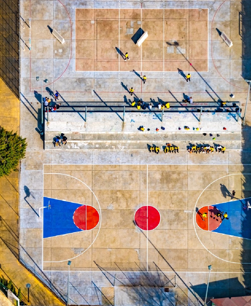 Luftbild Palma - Ensemble der Sportplatzanlagen an der Carrer Semolera in Palma in Islas Baleares, Spanien