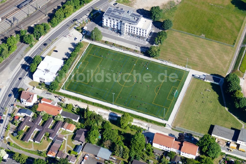 Luftbild Göttingen - Ensemble der Sportplatzanlagen Maschpark Schützenanger in Göttingen im Bundesland Niedersachsen, Deutschland