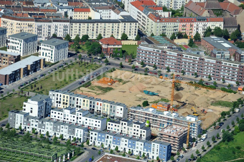 Luftbild Berlin Prenzlauer Berg - Entwicklungsgebiet Alter Schlachthof / Eldenaer Straße Berlin-Prenzlauer Berg