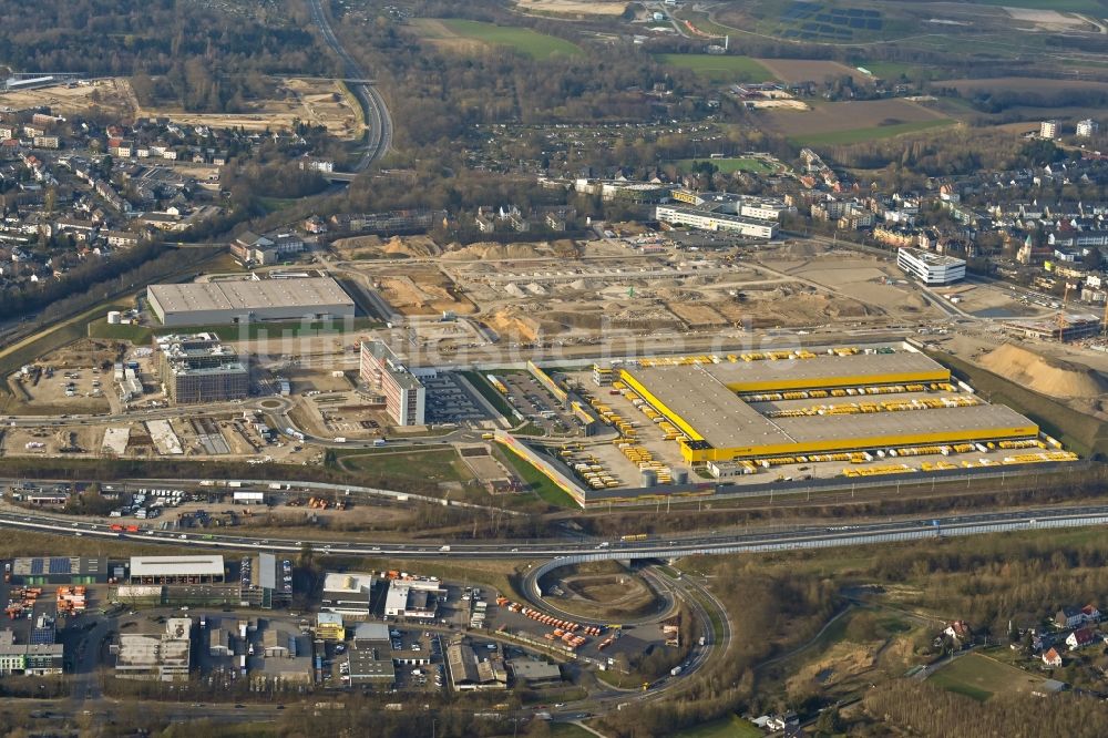 Luftbild Bochum - Entwicklungsgebiet Areal MARK 51°7 auf dem Gelände des ehemaligen Opelwerk in Bochum im Bundesland Nordrhein-Westfalen, Deutschland