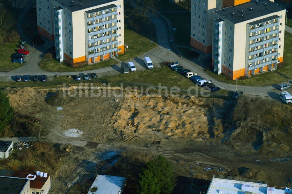 Luftaufnahme Berlin - Entwicklungsgebiet und Bauland- Brache am Pölnitzweg im Ortsteil Buch in Berlin, Deutschland