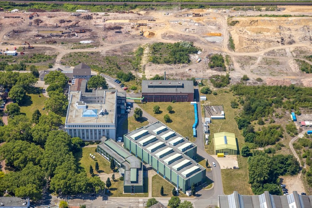 Luftaufnahme Dortmund - Entwicklungsgebiet der Dortmund Logistik GmbH an der ehemaligen Westfalenhütte in Dortmund im Bundesland Nordrhein-Westfalen