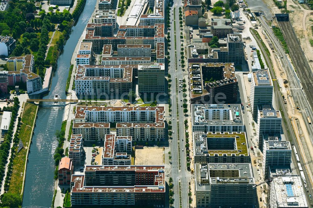 Berlin von oben - Entwicklungsgebiet der Europa City im Ortsteil Moabit in Berlin, Deutschland
