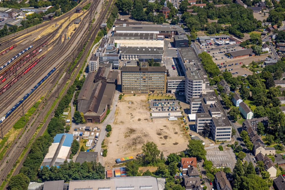 Luftbild Oberhausen - Entwicklungsgebiet der Industriebrache BABCOCK Fertigungszentrum GmbH in Oberhausen im Bundesland Nordrhein-Westfalen