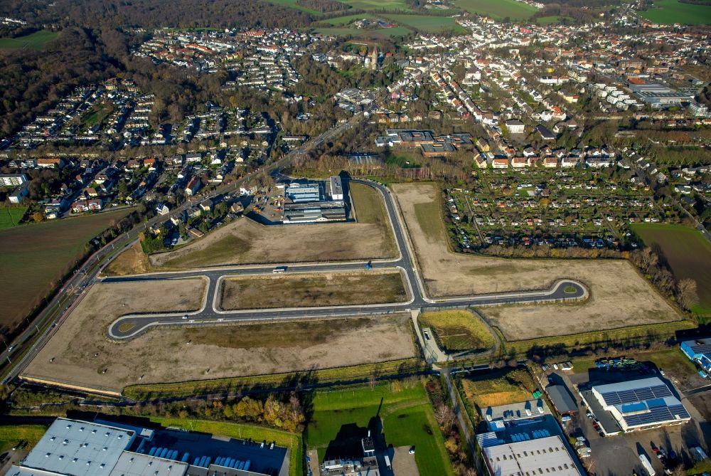 Luftaufnahme Bochum - Entwicklungsgebiet der Industriebrache Hiltrop am Castroper Hellweg in Bochum im Bundesland Nordrhein-Westfalen
