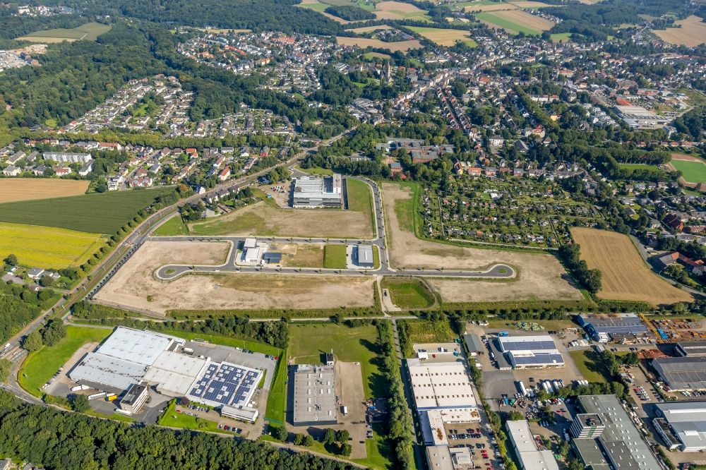 Bochum aus der Vogelperspektive: Entwicklungsgebiet der Industriebrache Hiltrop am Castroper Hellweg in Bochum im Bundesland Nordrhein-Westfalen